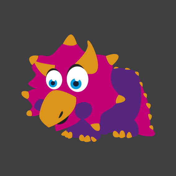 Dinosaur 5    1m x 1m