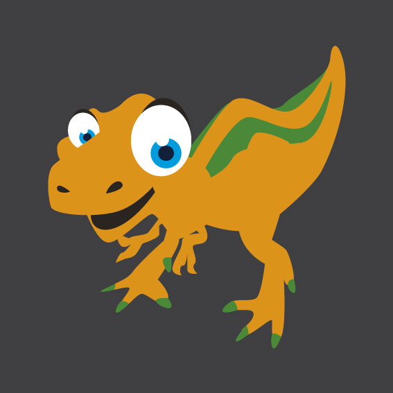 Dinosaur 8    1m x 1m