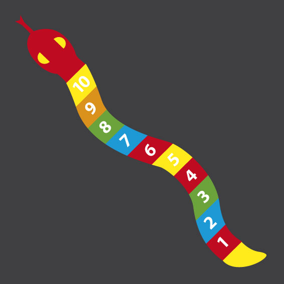 1-10 Snake solid 2.5m x  2m