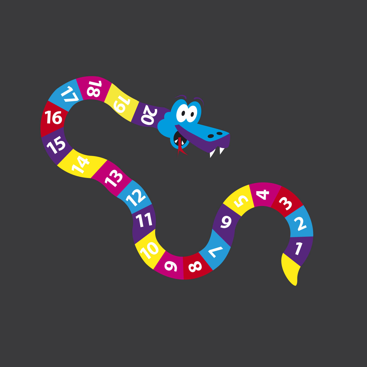 1-20 Snake Solid 5.75m x 2m