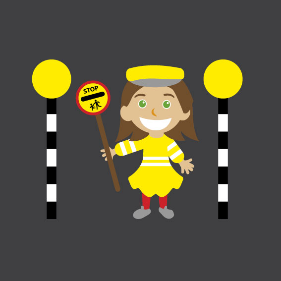 Lollipop Lady 1.1m x 1.1m