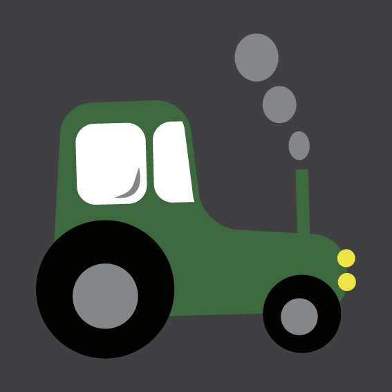 Tractor 1m x 1m