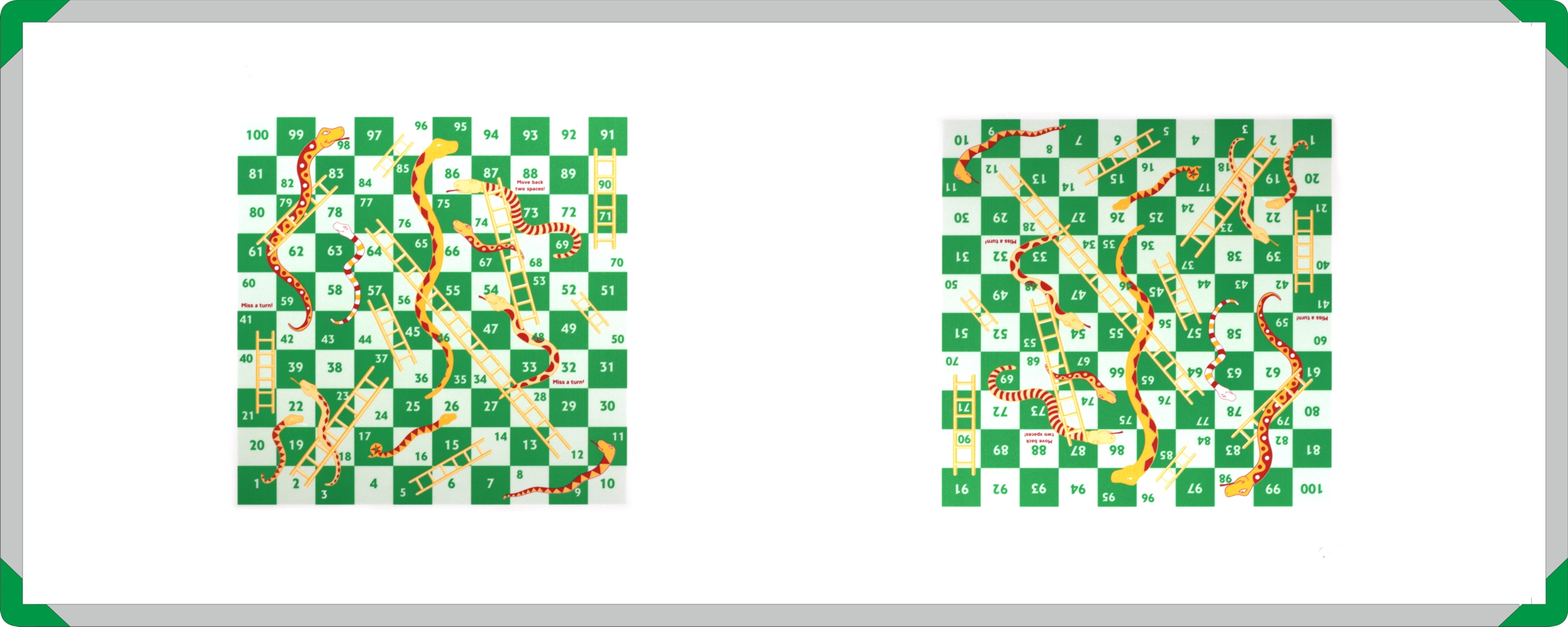 Double Snakes and Ladders