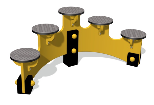 Curved Stepping Stones