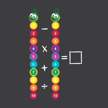 NEW Counting Caterpillars  3m x 2m 