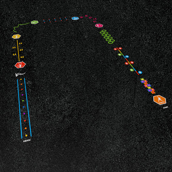 Active Zone Trail 21m x 13m