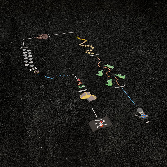 Pirate Trail  10m x 8m