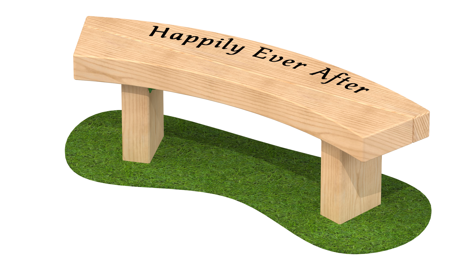 1.3m Engraved Happily Ever After