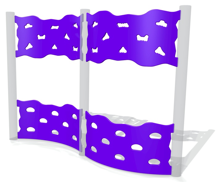 Curved Rocky Split Traverse Wall (set of 4)