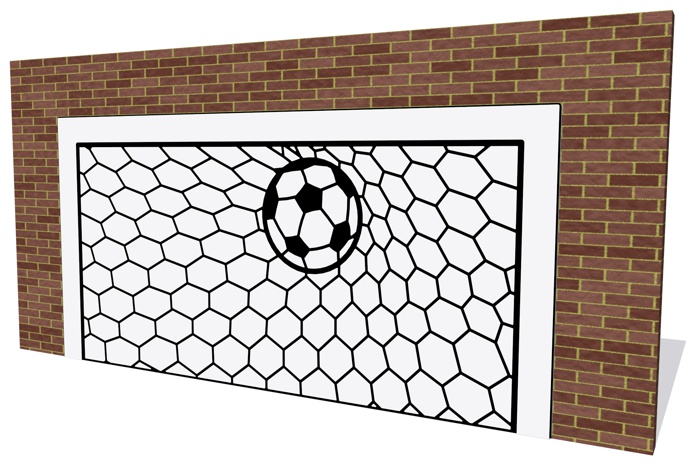 Wall Mounted Football Goal 