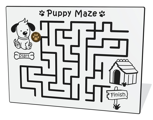 Puppy Maze Play Panel