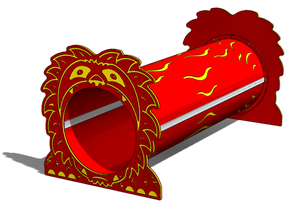 Lion Freestanding Tunnel