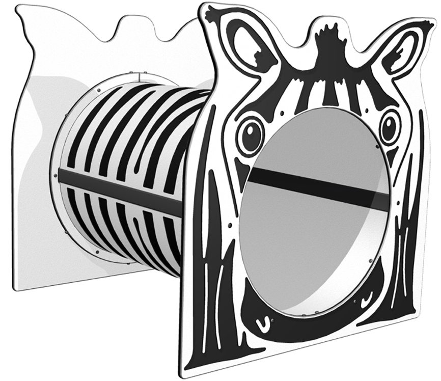 Zebra Freestanding Tunnel