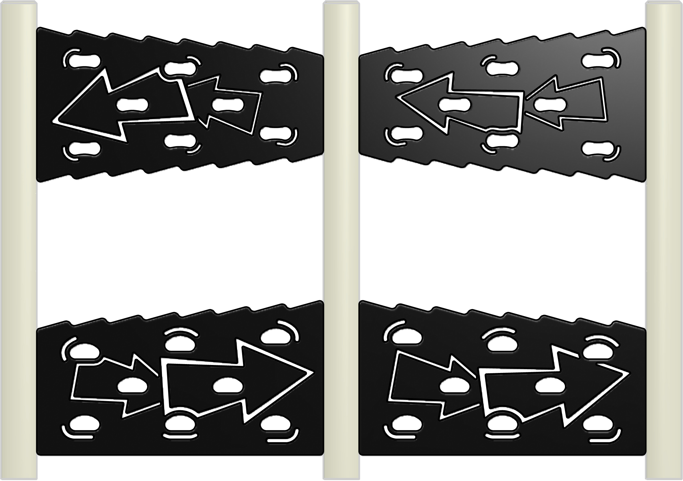 Straight Arrow Spilt Traverse Wall